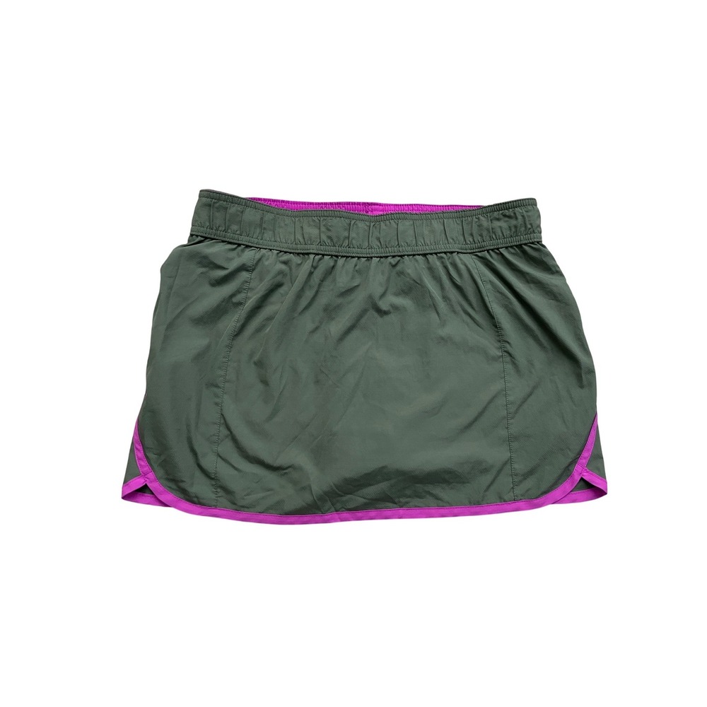 Columbia Omni-Freeze Zero Active Skort Olive Green Magenta Womens Size Small